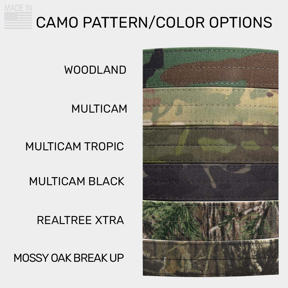 Camo cordura options for Revolution Mfg American Made big dog collar