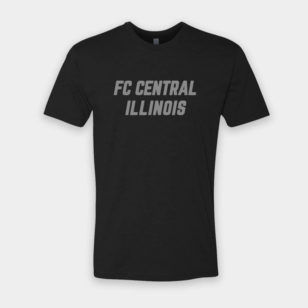 Premium FC Central Illinois Soccer club black shirt