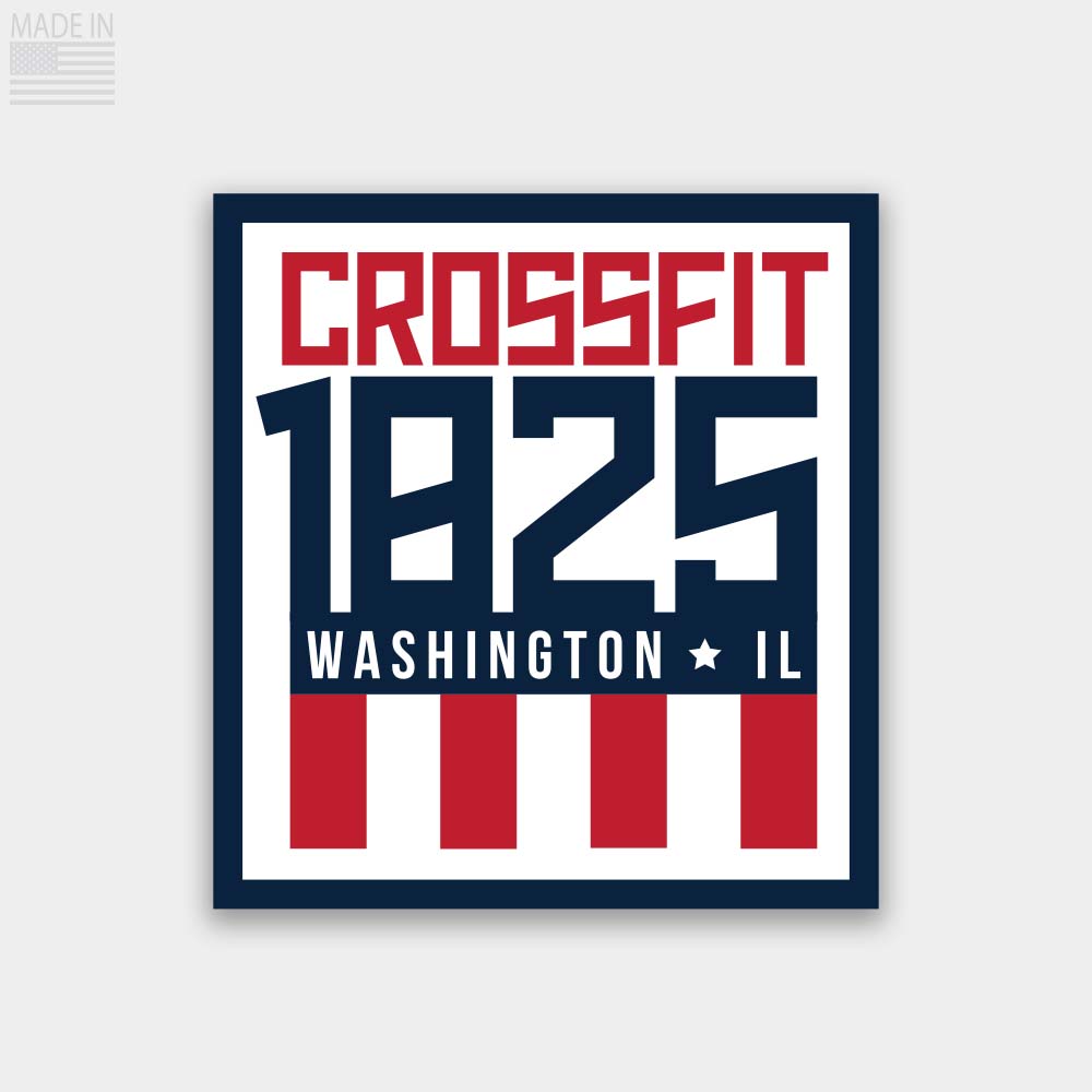 Crossfit 1825 Logo Sticker