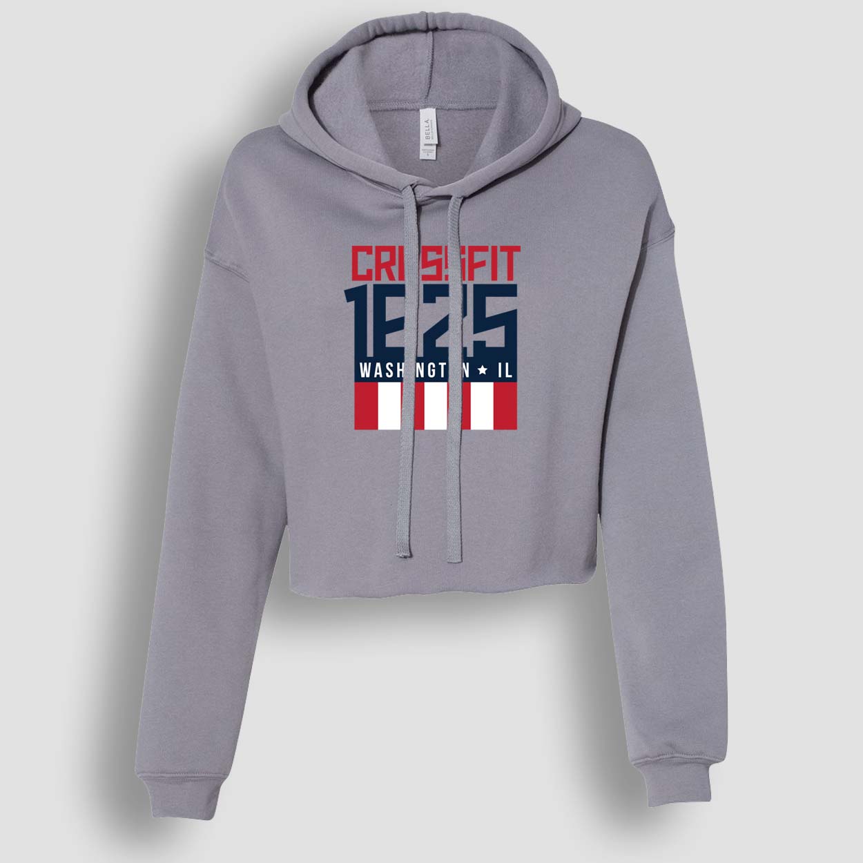 CF1825 R.W.B. Logo Women's Crop Hoodie