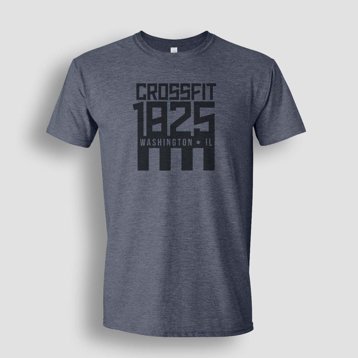 CF1825 Vintage Print Logo Heather T-Shirt