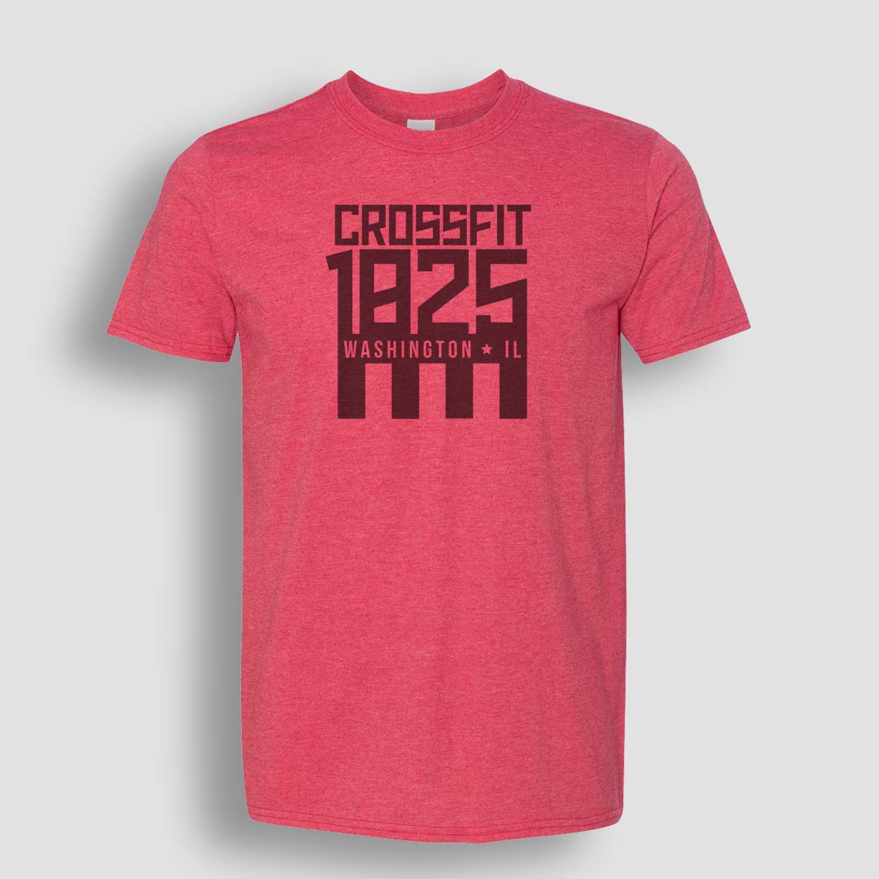 CF1825 Vintage Print Logo Heather T-Shirt