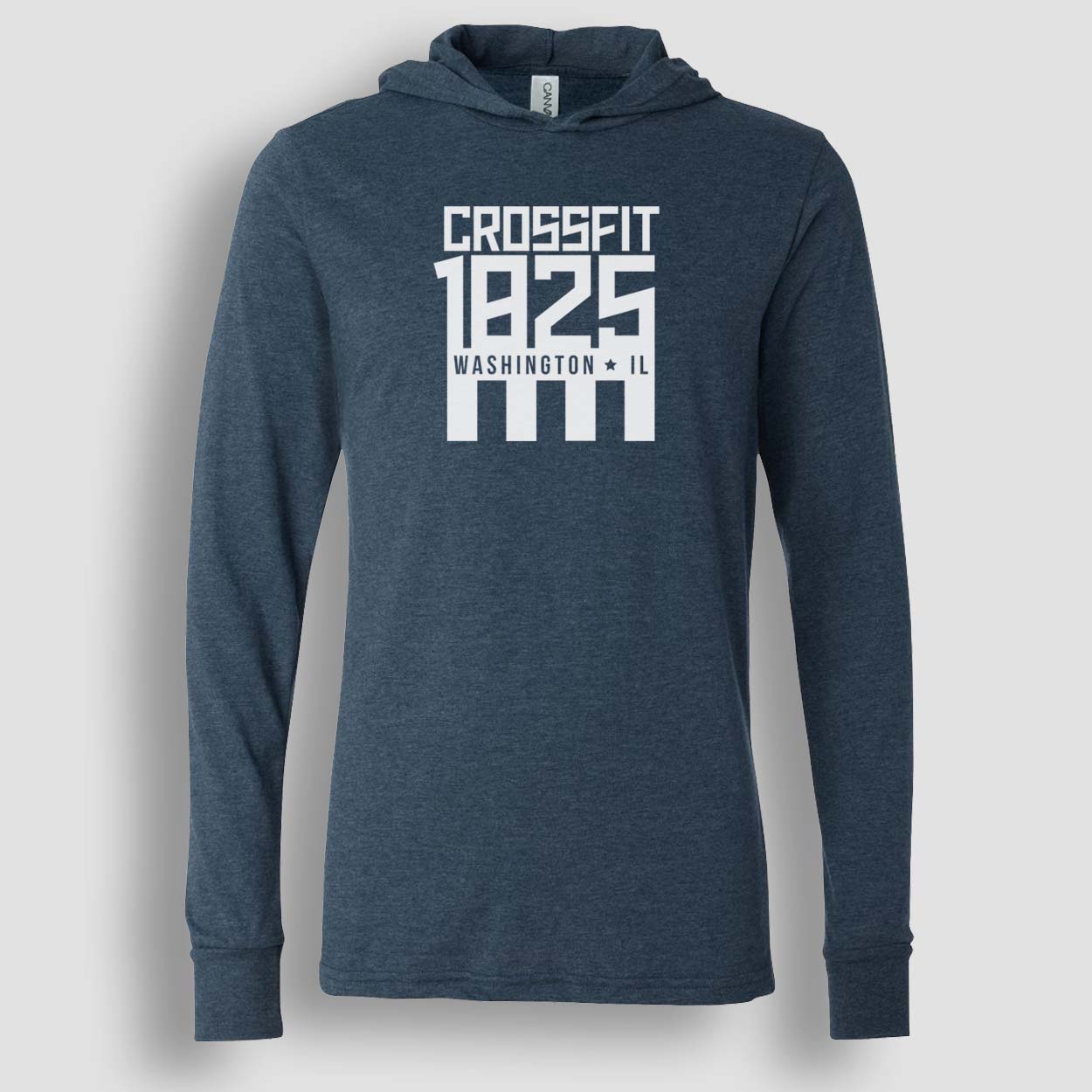 CF1825 White Logo LS Hooded T-Shirt
