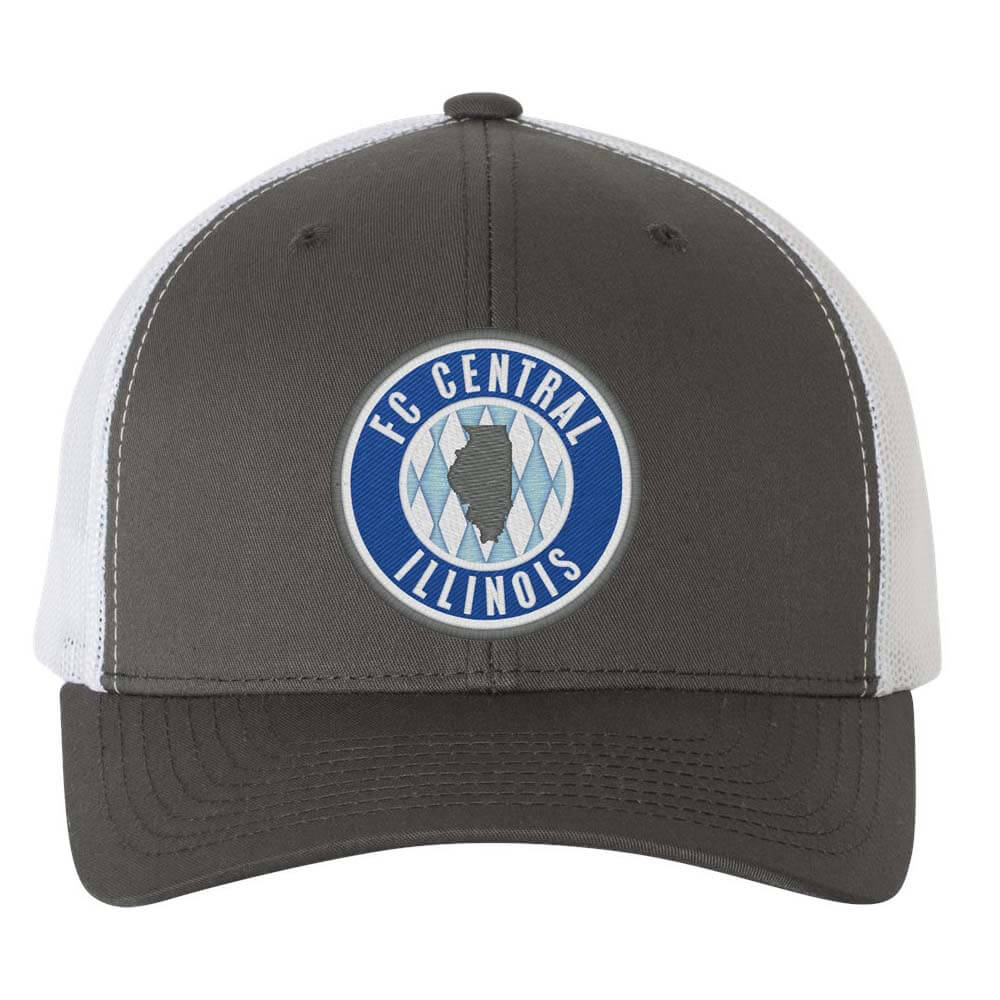 Charcoal-White FCCI Team Color Trucker Hat