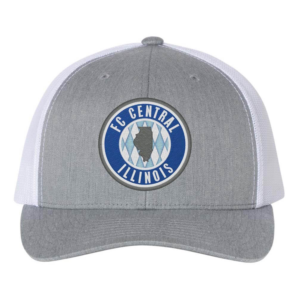 Heather Gray-White FCCI Team Color Trucker Hat