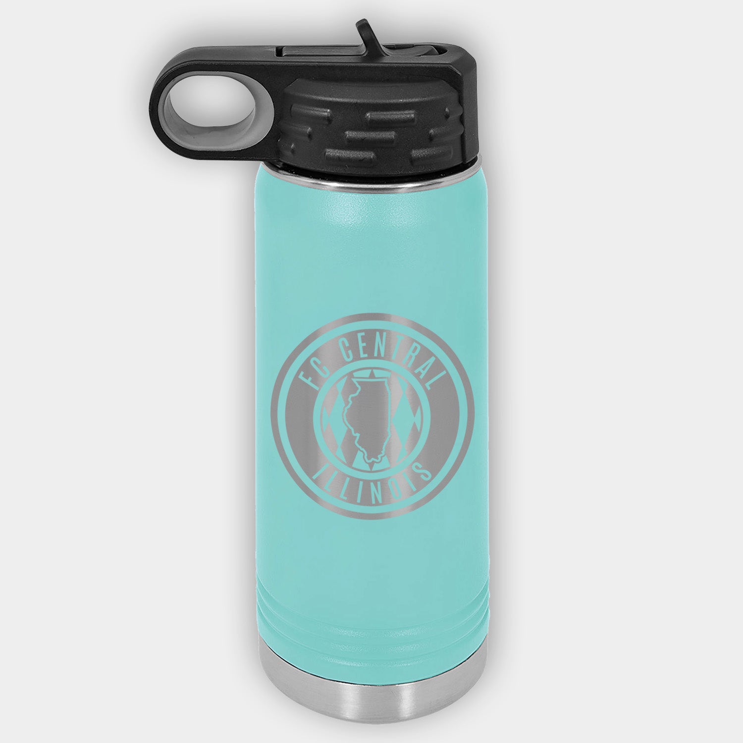 FC Central Illinois Engraved Stainless Water Bottle