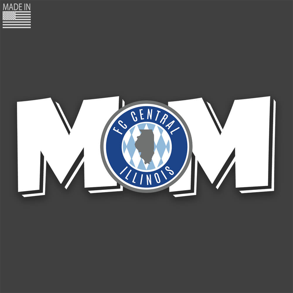 FC Central Illinois Soccer Mom Block Decal