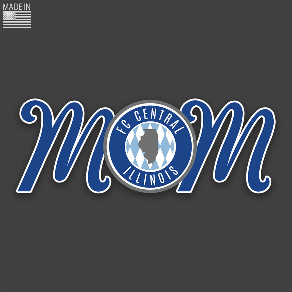 FC Central Illinois Soccer Mom Script Decal