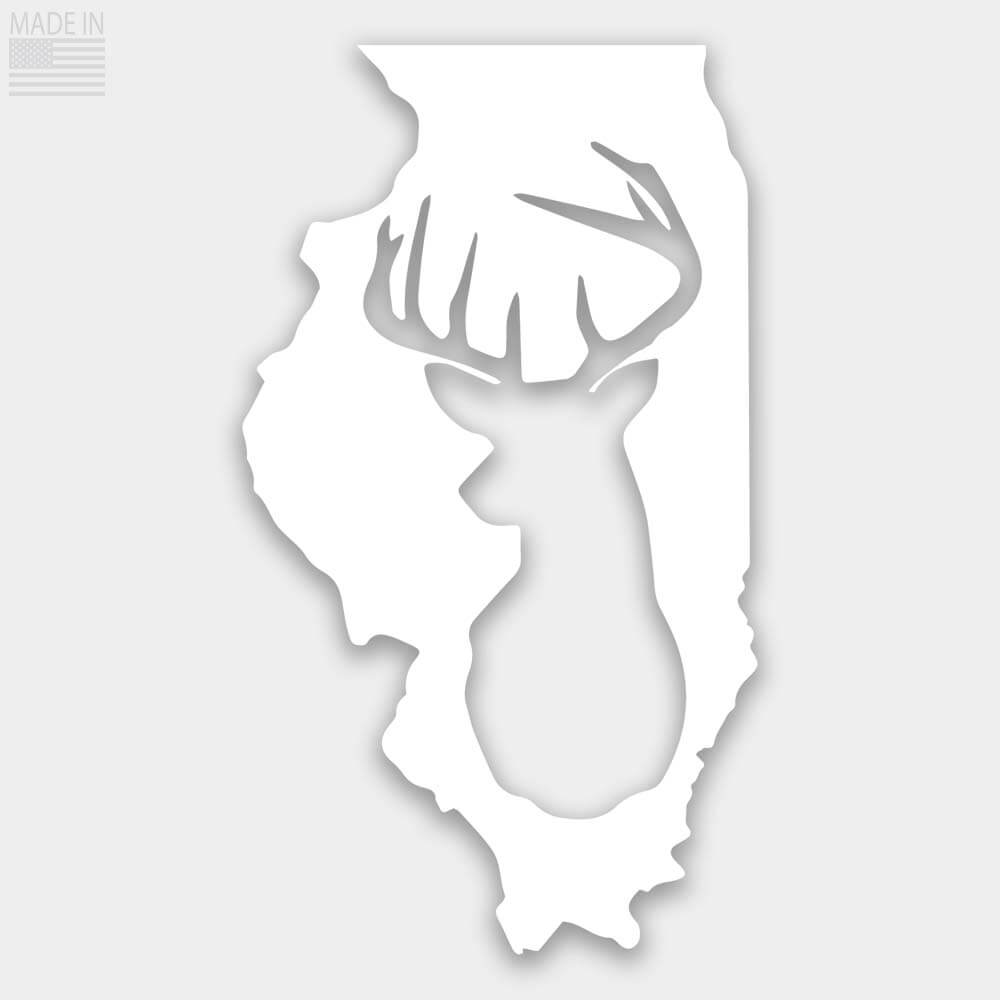 State Deer Head Decal