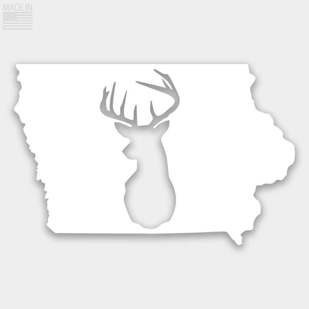 State Deer Head Decal