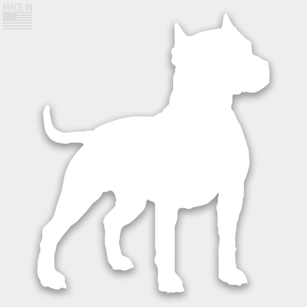 Pitbull Silhouette Decal