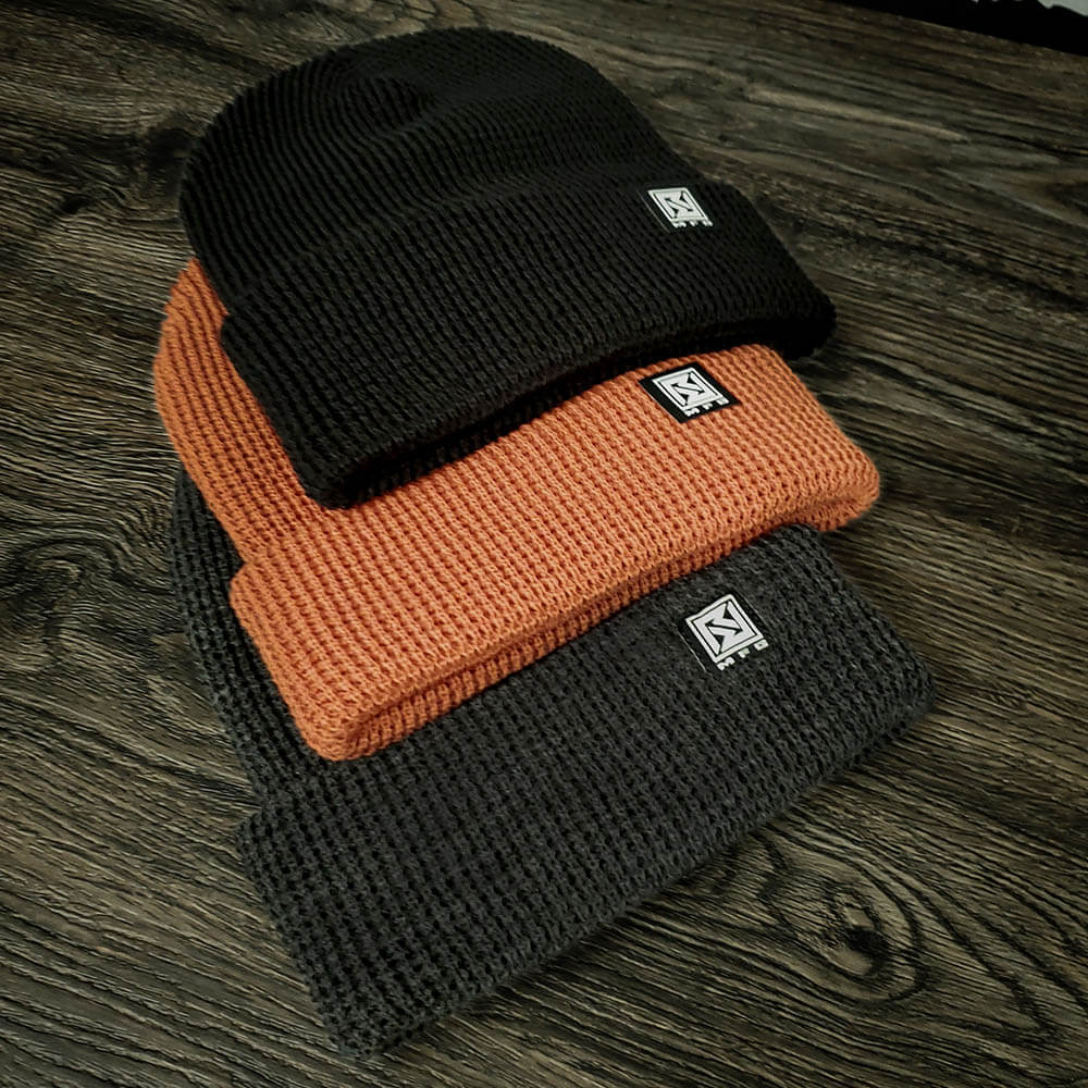 Revolution MFG Polyester Waffle Knit Beanie