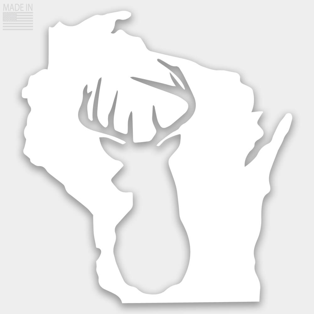 State Deer Head Decal