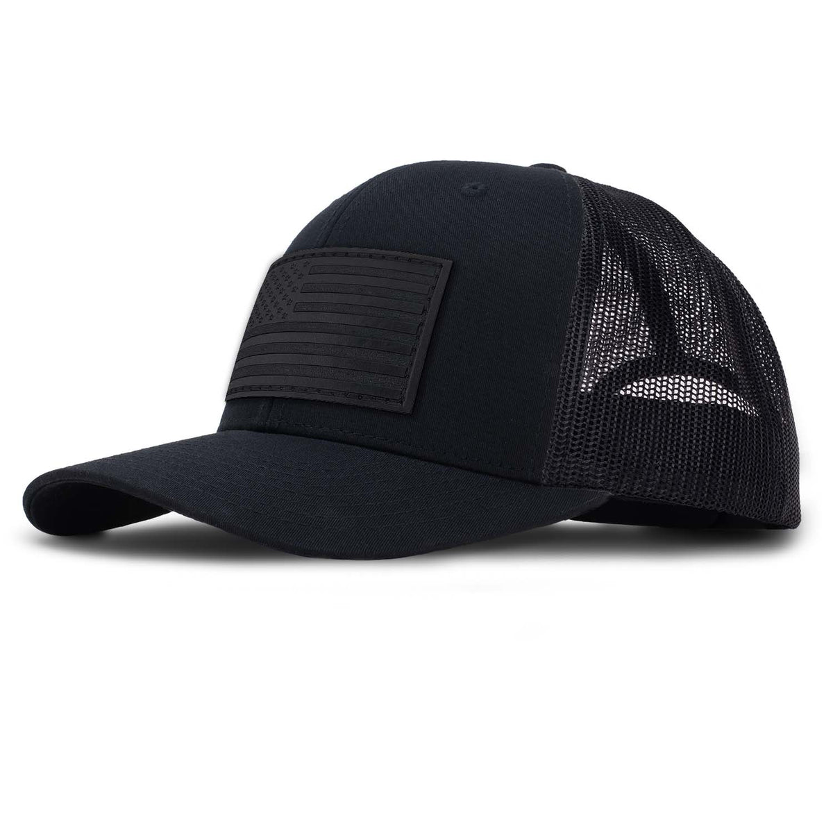 Shop | Blackout Stars + Stripes Classic Trucker | Revolution Mfg display picture 1