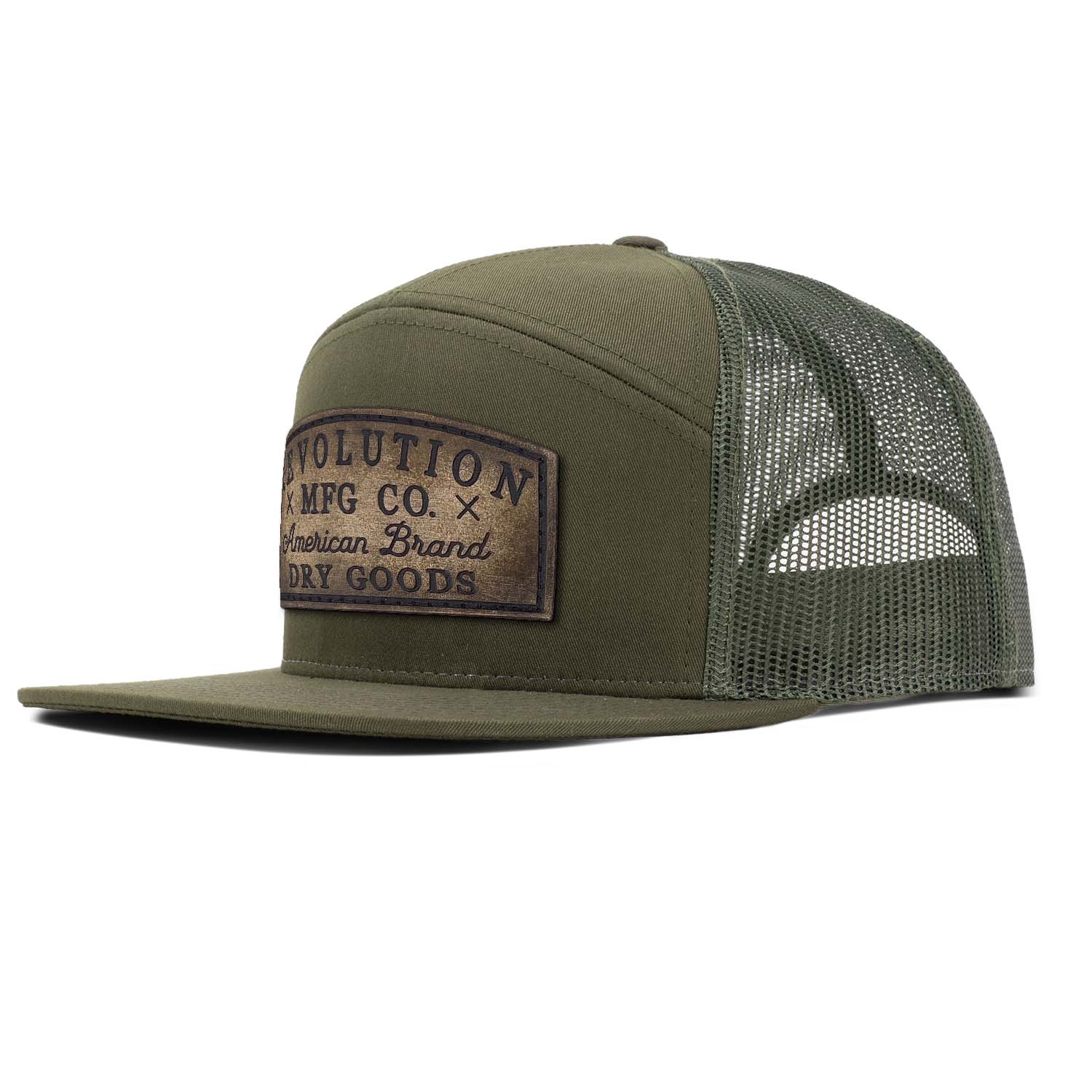 Shop Vintage Dry Goods Panel Trucker Hat Revolution Mfg