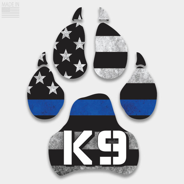 Thin Blue Line K9 Paw Patch | Morale Patch | Support K9 Unit Thin Blue Line K9 Paw Patch | Morale Patch | Support K9 Unit