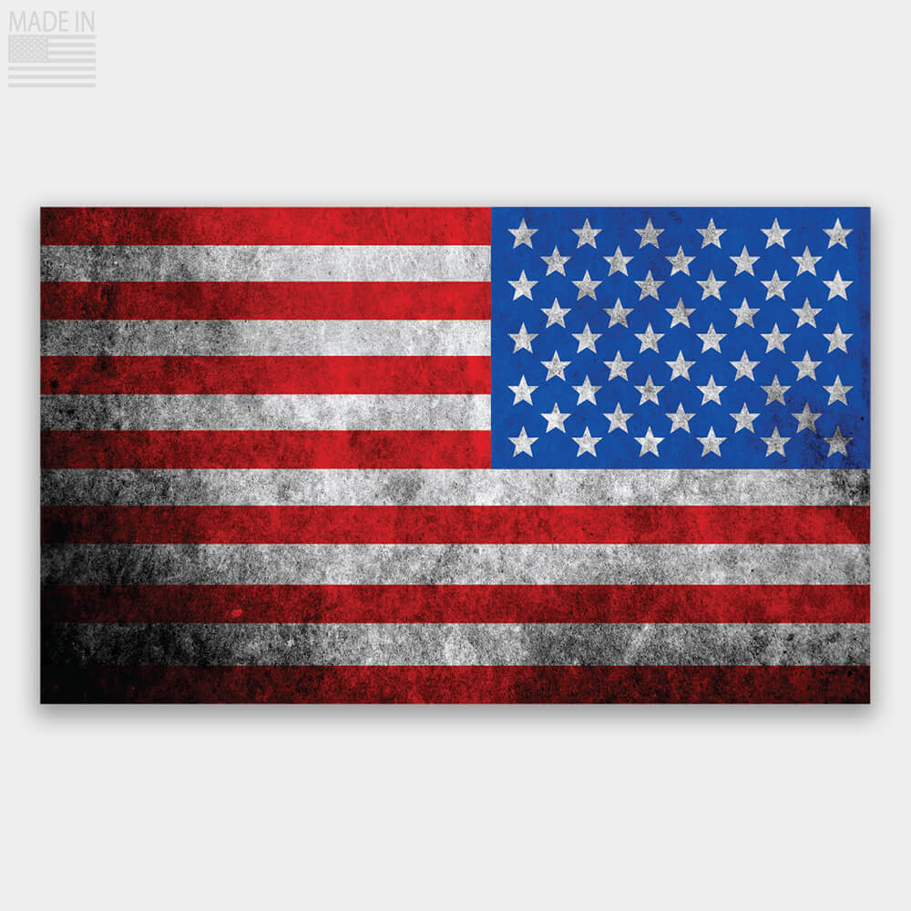 3×8 inch USA Flag Let's Go Brandon Bumper Sticker – American Vinyl