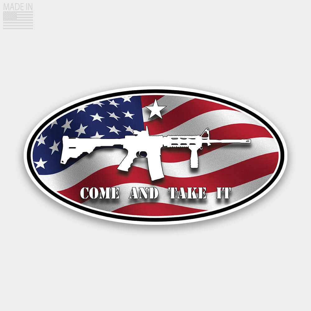 AR-15 Come and Take It Vinyl Stickers