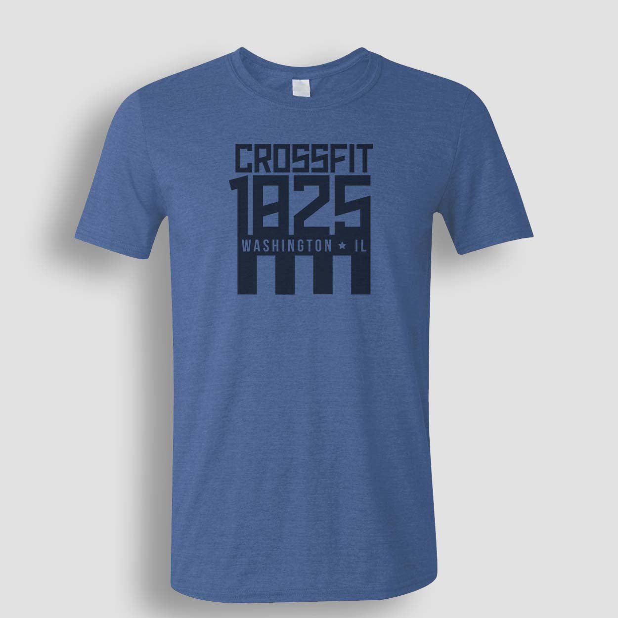 CF1825 Vintage Print Logo Heather T-Shirt