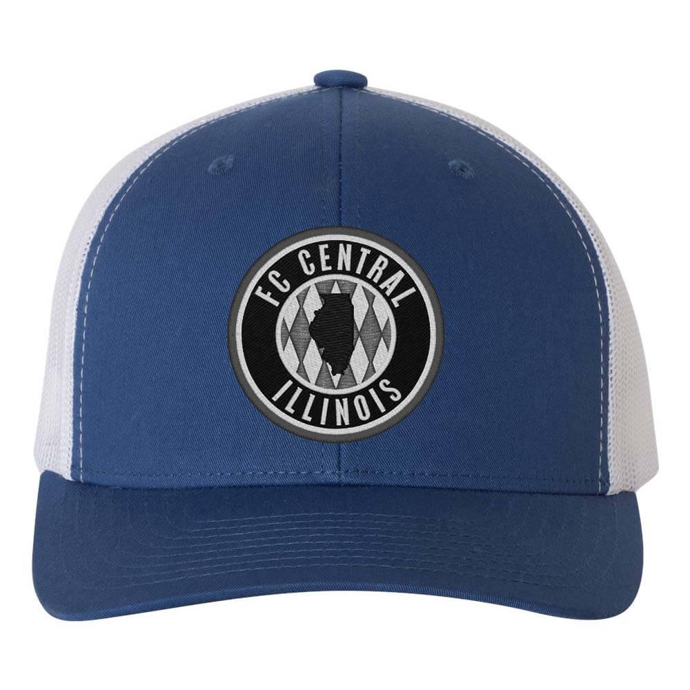 Royal Blue-White FCCI "Blackout" Trucker Hat