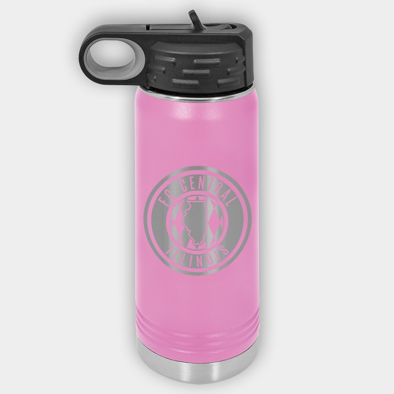 FC Central Illinois Engraved Stainless Water Bottle
