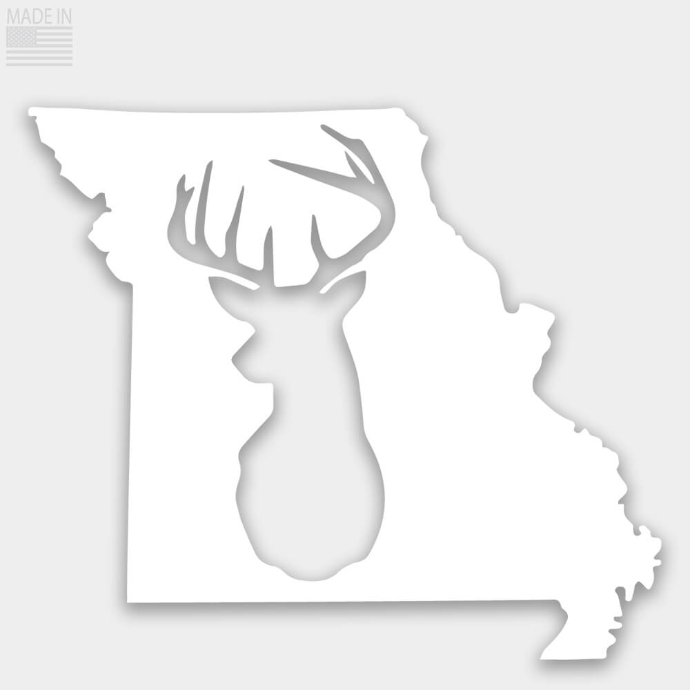 State Deer Head Decal