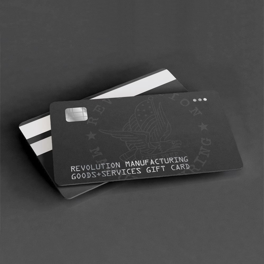Revolution Mfg Gift Card (Digital)