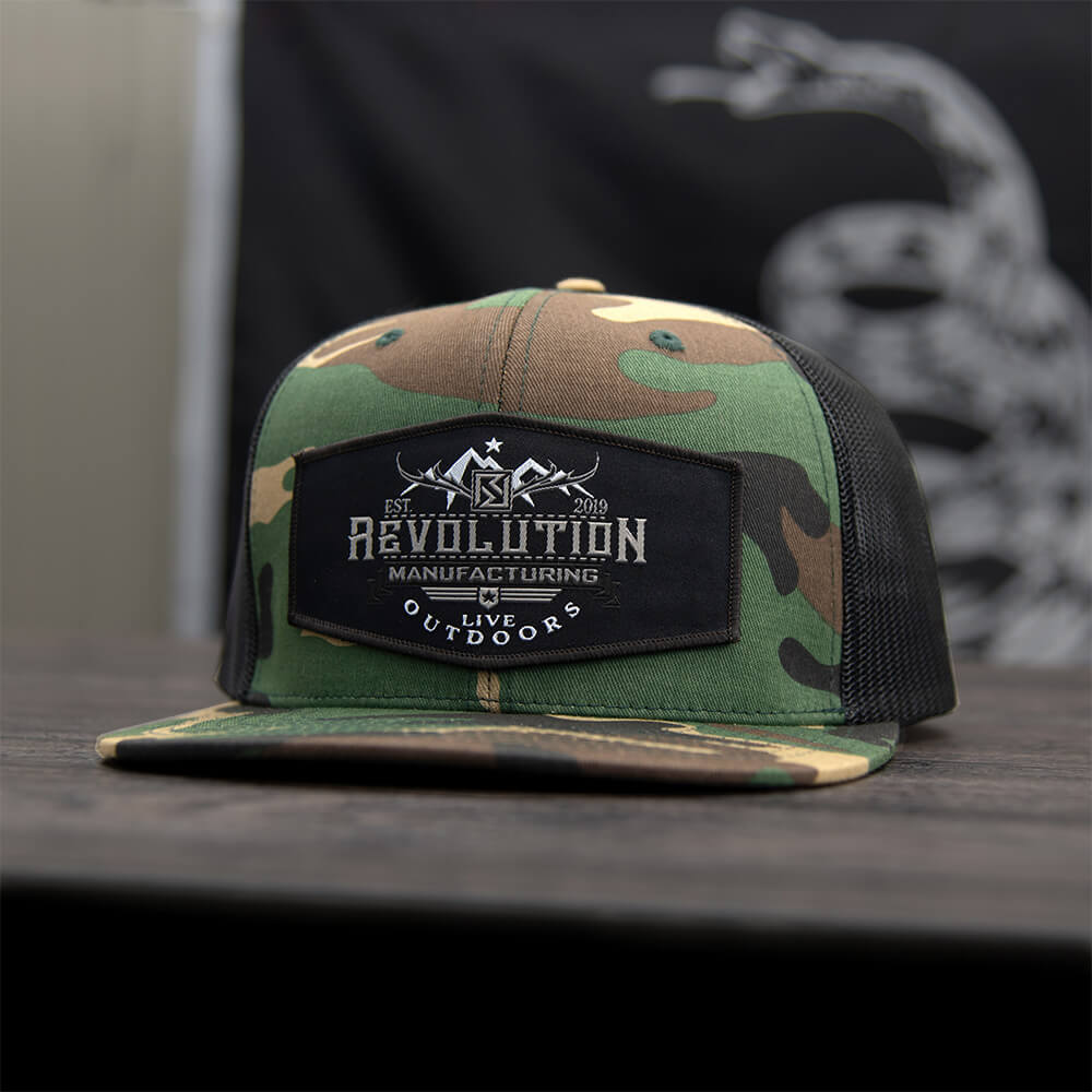 Shop Live Outdoors Flat Bill Trucker Revolution Mfg